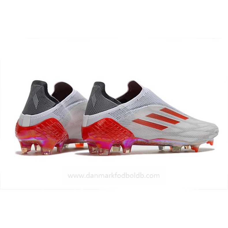 Adidas X Speedflow + FG Whitespark Fodboldstøvler Herre – Hvid Sølv Rød